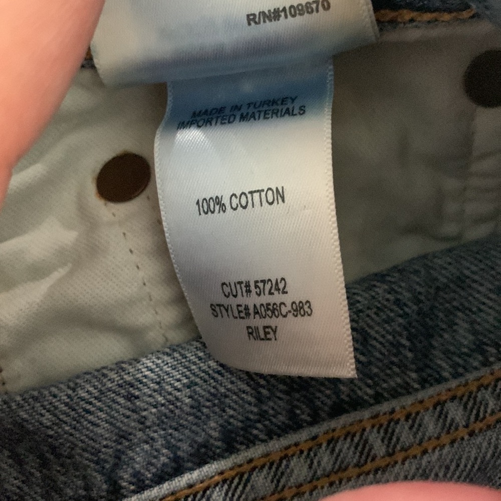 Agolde Riley Button Fly High Rise Jeans Size 24 - Picture 11 of 14